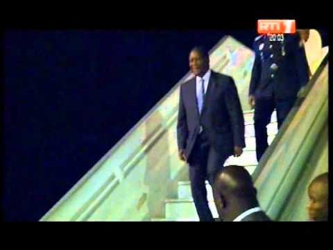 Le président Alassane Ouattara a regagné Abidjan après sa visite d'amitié en Guinée