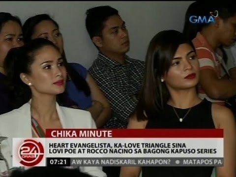 24Oras: Heart Evangelista, ka-love triangle sina Lovi Poe at Rocco Nacino sa bagong Kapuso series
