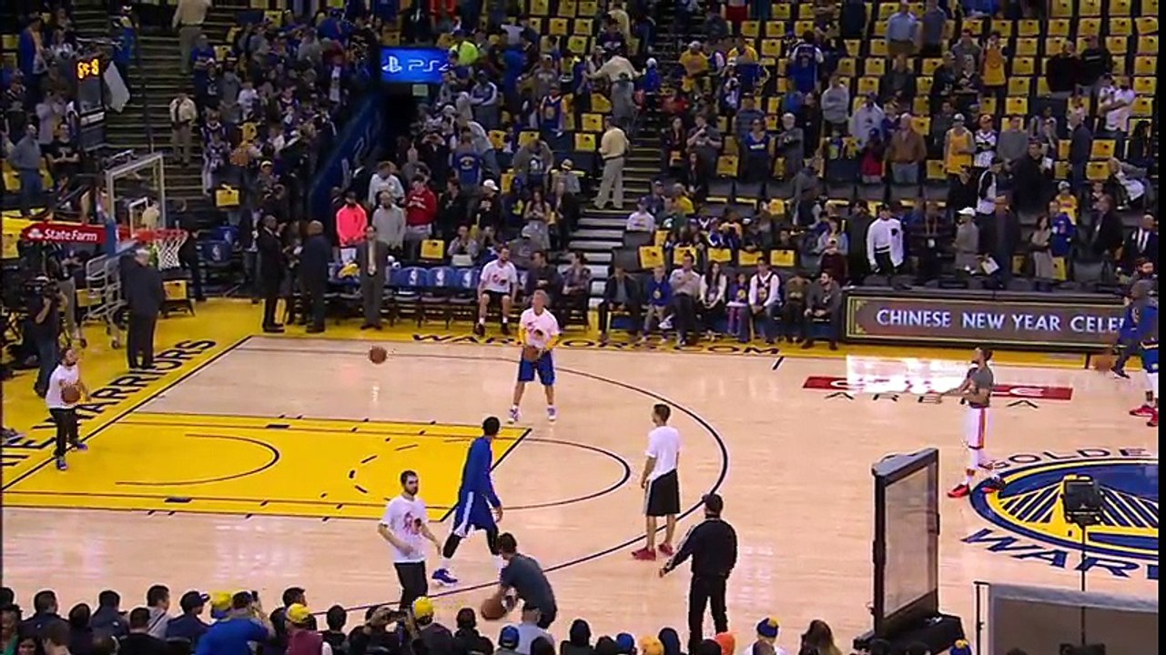 1- NBA : le tir du milieu de terrain sublime de Stephen Curry