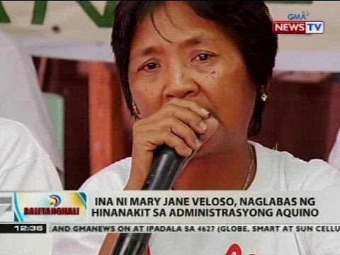 BT: Ina ni Mary Jane Veloso, naglabas ng hinanakit sa administrasyong Aquino