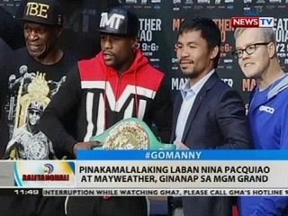 BT: Pinakamalalaking laban nina Pacquiao at Mayweather, ginanap sa MGM grand