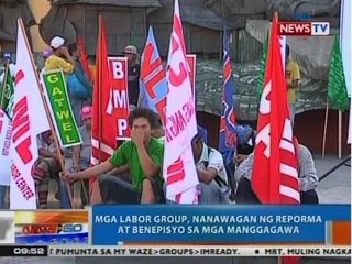 NTG: Labor groups, nanawagan ng reporma at benepisyo sa mga manggagawa