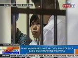 NTG: Pamilya ni Mary Jane Veloso, binisita siya bago sila umuwi ng Pilipinas