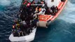 Sauvetage d'un bateau de migrants par les gardes-côtes italiens