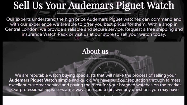 Sell Audemars Piguet London | Call Now (0207)- 734- 4799