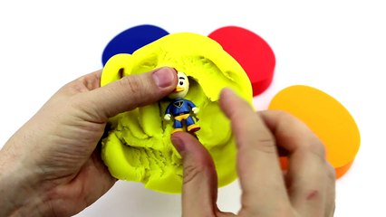 Play-Doh rainbow eggs [Gravity Falls, Tube Heroes, Shopkins, The Smurfs, LPS]