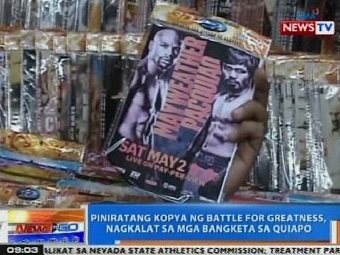 NTG: Piniratang kopya ng Battle for Greatness, nagkalat sa mga bangketa sa Quiapo