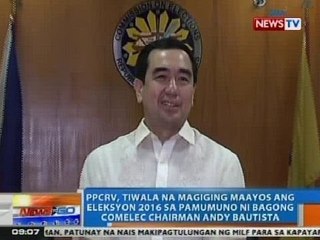 Descargar video: NTG: PPCRV, tiwala na magiging maayos ang eleksyon 2016 sa pamumuno ni Andy Bautista