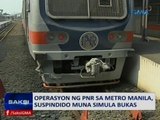 Saksi: Operasyon ng PNR sa Metro Manila, suspendido muna simula bukas