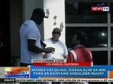 NTG: Manny Pacquiao, isasailalim sa MRI para sa kanyang shoulder injury