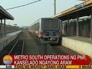 UB: Metro south operations ng PNR, kanselado ngayong Martes