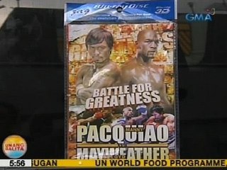 UB: Mga pekeng DVD ng Pacquiao-Mayweather fight, nagkalat na sa Quiapo