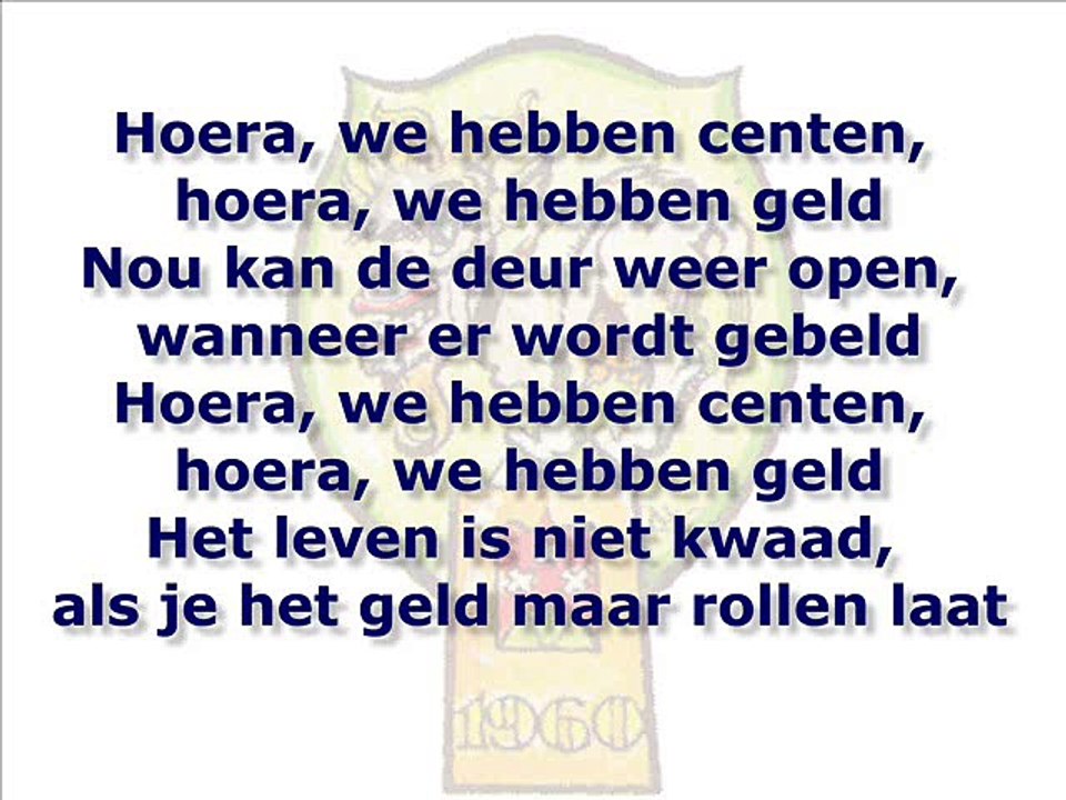 1960 Hoera we hebben centen
