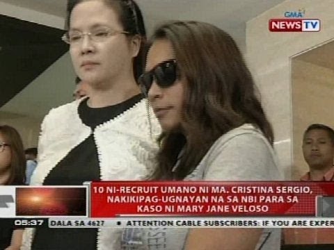 10 ni-recruit umano ni Ma. Cristina Sergio, nakikipag-ugnayan na sa NBI