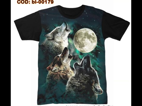 Camiseta Personalizadas Lobos - wolf by barba ruiva camisetas