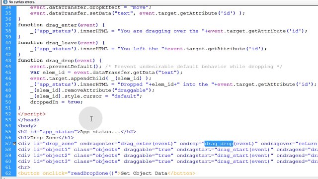 Drag and Drop Application Development DnD Tutorial