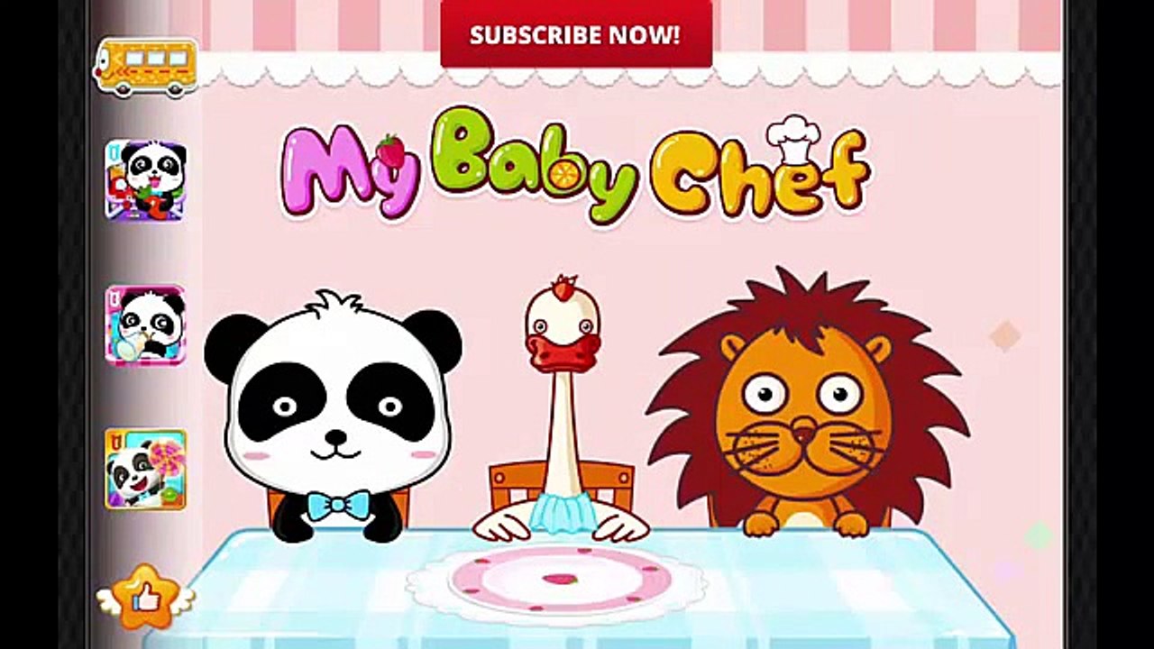 Baby Panda Chef - Cooking Making Juice - Game Baby Bus