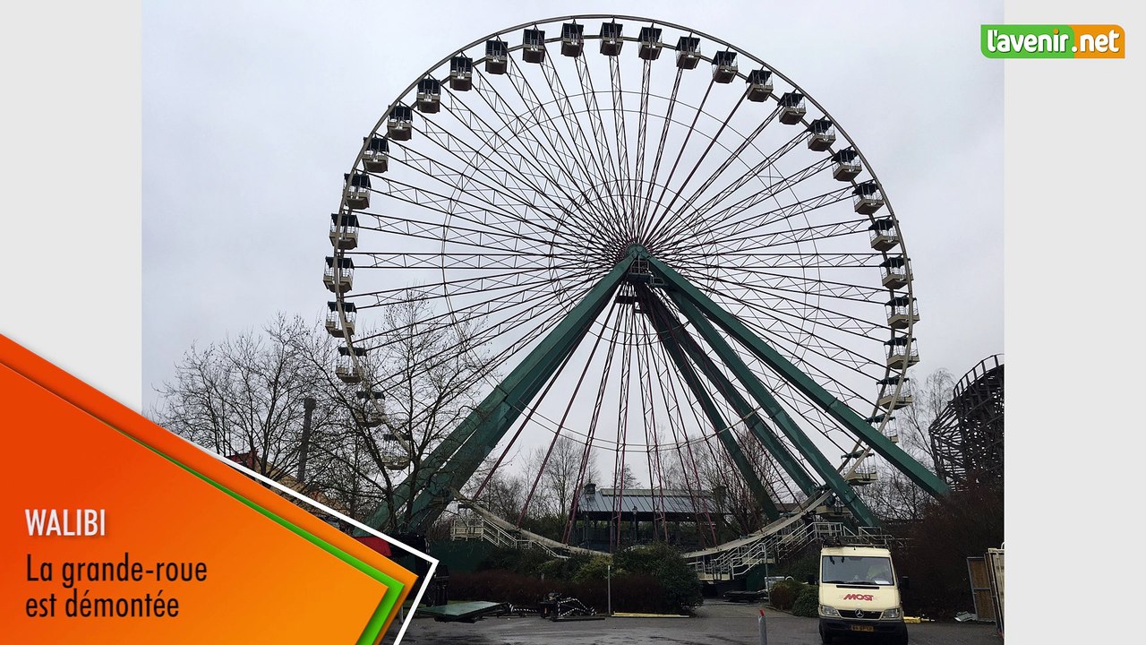 L'avenir - Walibi : la grande roue est démontée