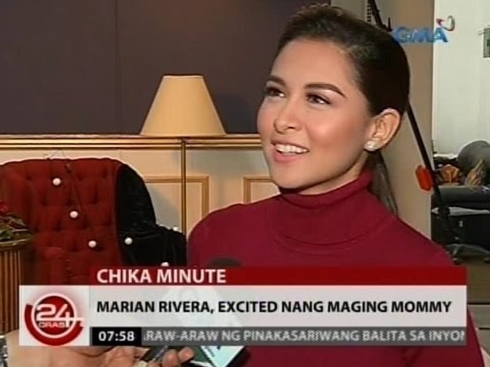 24Oras: Marian Rivera, excited nang maging mommy