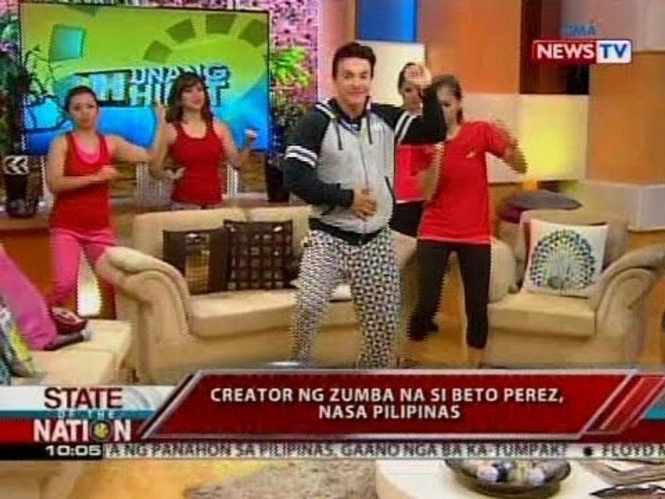 SONA: Zumba creator na si Beto Perez, nasa Pilipinas