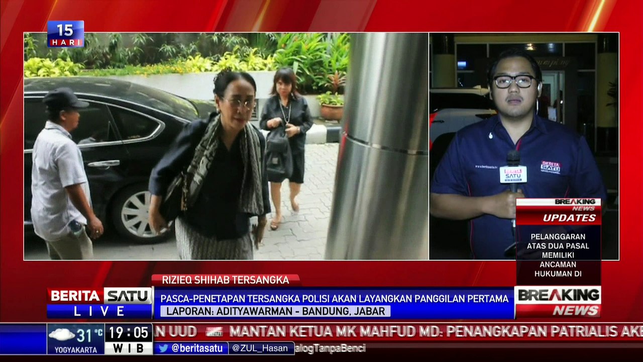 Breaking News: Rizieq Shihab Jadi Tersangka Penodaan Pancasila # 5