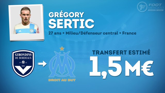 Officiel : Grégory Sertic rejoint l'OM !