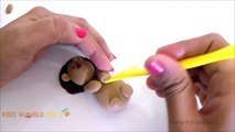 Little Play Dough Toys # 1 : Making Play Dough Cute Kitty Cat & Lion Toy | Play Doh Videos for Kids