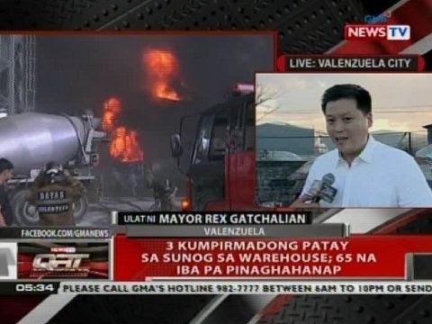 QRT: Panayam kay Mayor Rex Gatchalian kaugnay ng sunog sa Valenzuela City