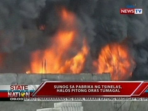 SONA: Hindi bababa sa 31, nasawi sa sunog sa pabrika ng tsinelas sa Valenzuela City