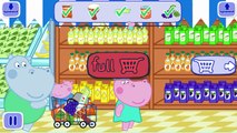 Shopping Game - Learn Hippo and her Family - Kids Supermarket with many Different Products