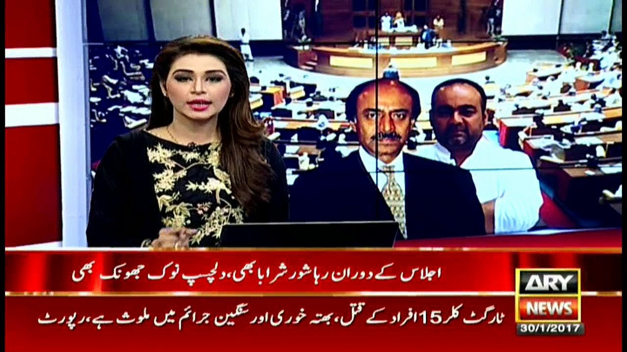 Ruckus in Sindh Assembly