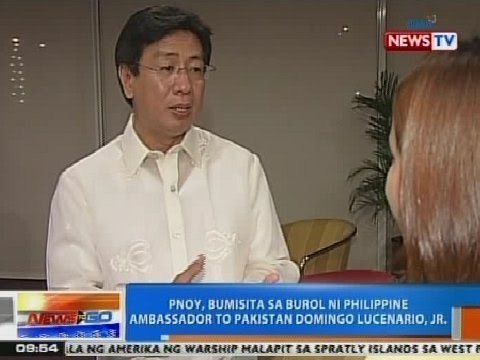 NTG: PNoy, bumisita sa burol ni PHL Amb. to Pakistan Domingo Lucenario, Jr.