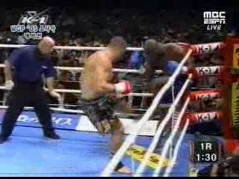 Le Banner vs Gary Goodridge K1 World GP OSAKA 2005.08.23