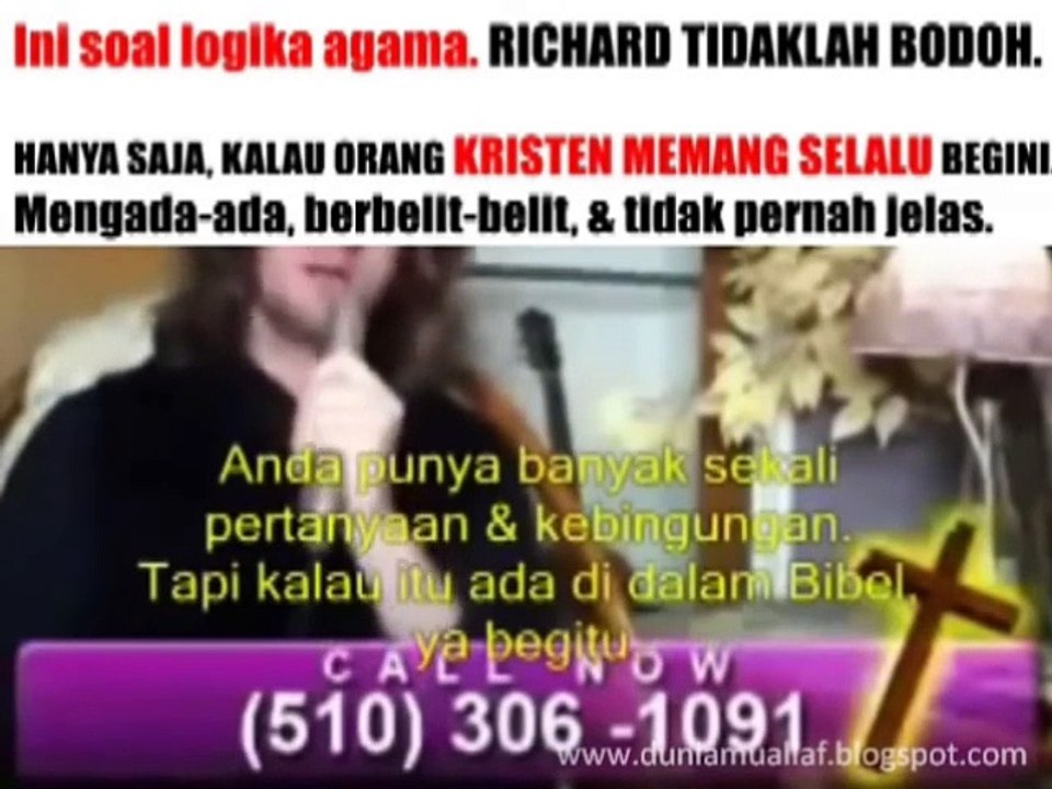 [49] SEORANG MUALAF BERTANYA TENTANG SEJARAH TRINITAS, SEJARAH YANG SENGAJA DISEMBUNYIKAN GEREJA - Deedat