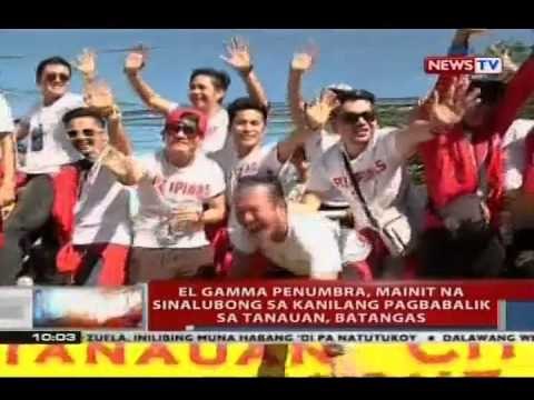 El Gamma Penumbra, mainit na sinalubong sa kanilang pagbabalik sa Tanauan, Batangas