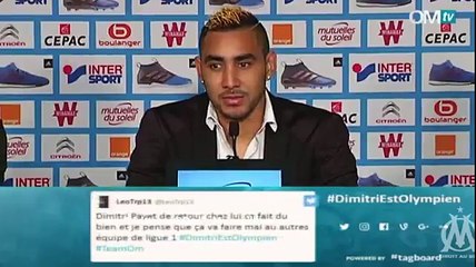 OM : Lapsus de Dimitri Payet en conférence de presse