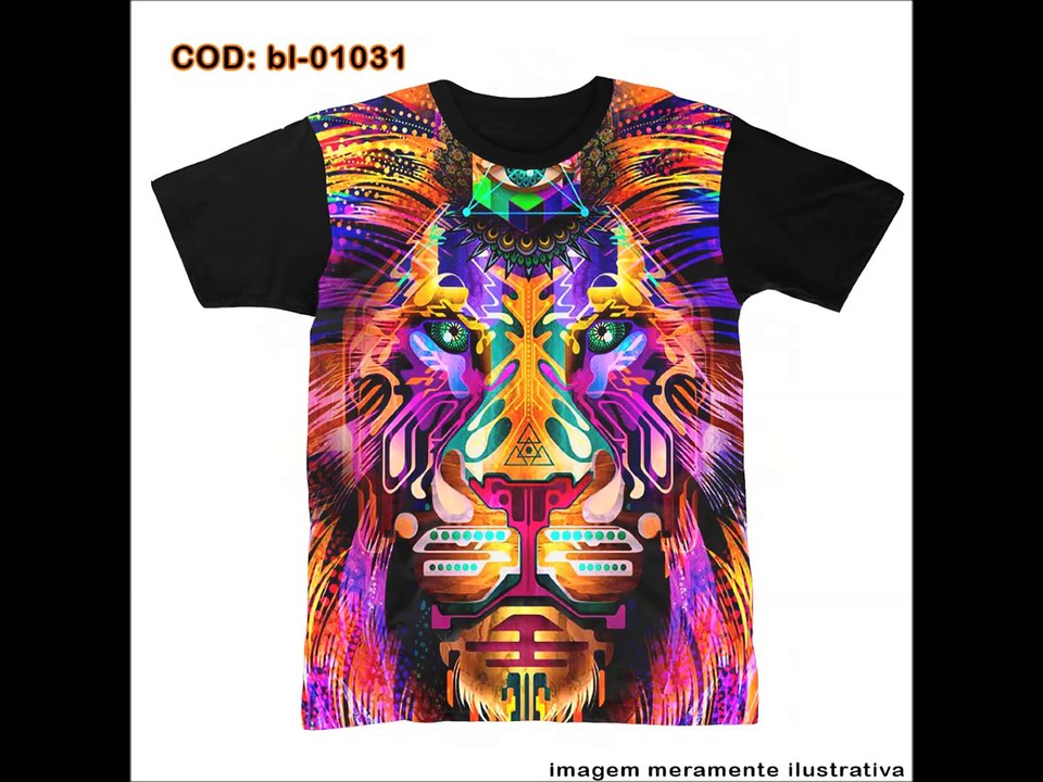 Camisetas psicodélicas - trance - rave - psy - acid