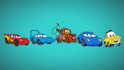 Disney cars Finger Family, finger family song, finger family lyrics