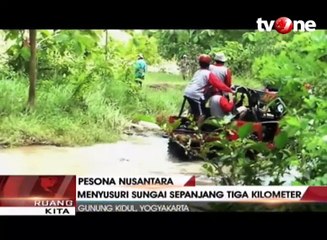 Wisata Offroad Jeep Susuri Sungai