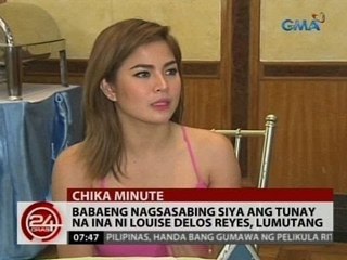 24 Oras: Babaeng nagsasabing siya ang tunay na ina ni Louise Delos Reyes, lumutang