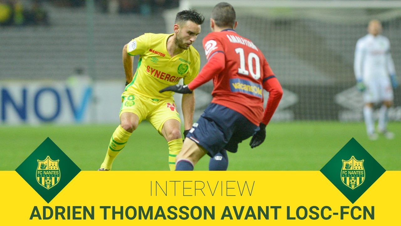 Adrien Thomasson avant LOSC-FCN