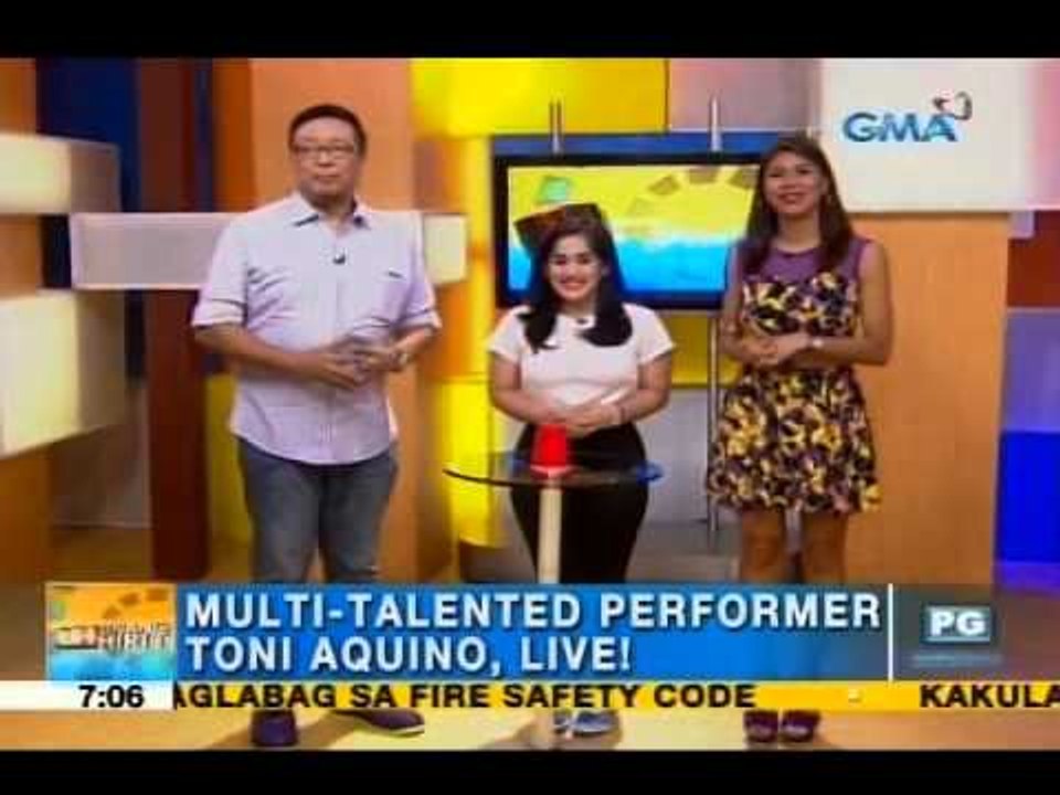 Ruby Rodriguez' daughter Toni Aquino and her multiple talents | Unang Hirit