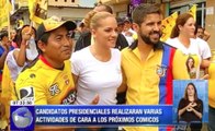 Candidatos presidenciales realizaran varias actividades de cara a los próximos comicios