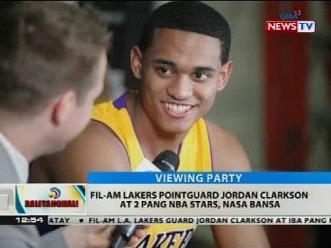 Fil-Am Lakers pointguard Jordan Clarkson at 2 pang NBA stars, nasa bansa