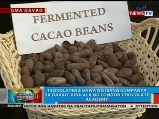 Tsokolateng gawa ng isang kumpanya sa Davao, kinilala ng London Chocolate Academy