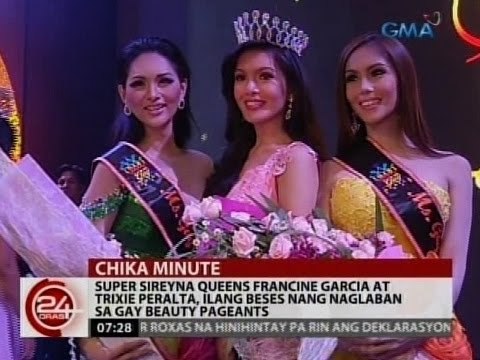Francine Garcia at Trixie Peralta, ilang beses nang naglaban sa gay beauty pageants