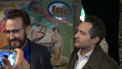 Marco Giallini e Claudio Santamaria sul set di Rimetti a noi i nostri debiti. Inetrvista