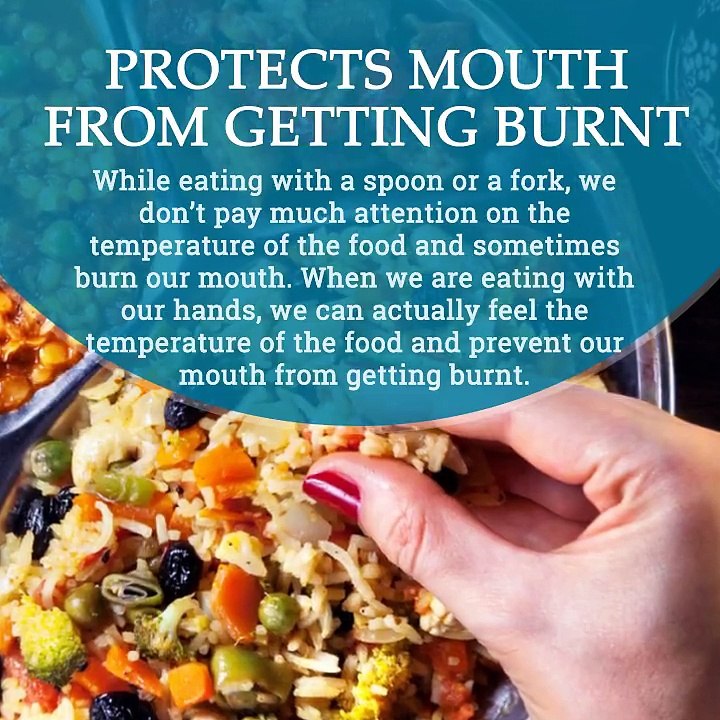 Amazing reasons why we should eat food with your hands