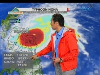 24Oras: Bagyong Nona, posibleng apat na beses mag-landfall; Bicol Region, uulanin hanggang bukas