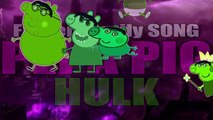 Finger Family PEPPA PIG HULK Pepa Song for Children Nursery Rhymes Cookie Tv Video